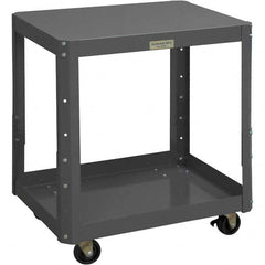 Durham - Stationary Work Benches, Tables Type: Machine Work Table Top Material: 16 Gauge Steel - Exact Tooling