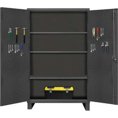 Durham - 3 Shelf Pegboard Storage Cabinet - Exact Tooling