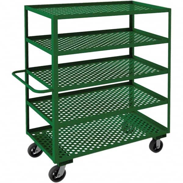 Durham - 2,000 Lb Capacity, 24-1/4" Wide x 54-1/4" Long x 63" High Mobile Cart - Exact Tooling