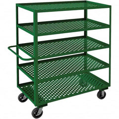 Durham - 2,000 Lb Capacity, 24-1/4" Wide x 54-1/4" Long x 63" High Mobile Cart - Exact Tooling