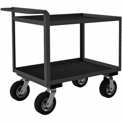 Durham - 1,500 Lb Capacity, 30-1/4" Wide x 54-1/4" Long x 37-7/8" High Mobile Cart - Exact Tooling