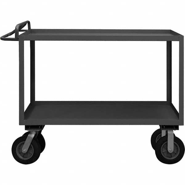 Durham - 1,200 Lb Capacity, 24-1/4" Wide x 36-1/4" Long x 47" High Service Cart - Exact Tooling