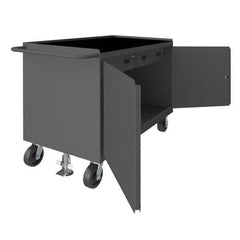 Durham - Mobile Work Benches Type: Cabinet Bench Length: 54-1/8 (Inch) - Exact Tooling