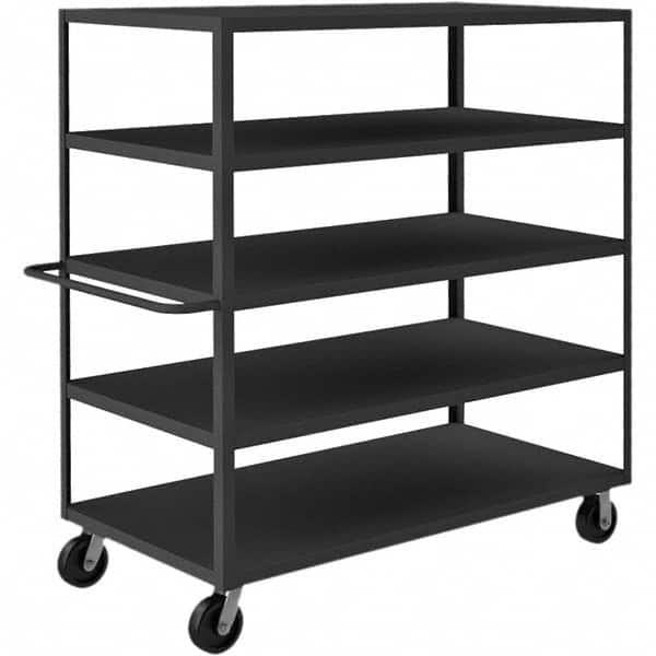 Durham - 3,600 Lb Capacity, 30-1/4" Wide x 66-1/4" Long x 66-1/2" High Heavy Duty Service Cart - Exact Tooling