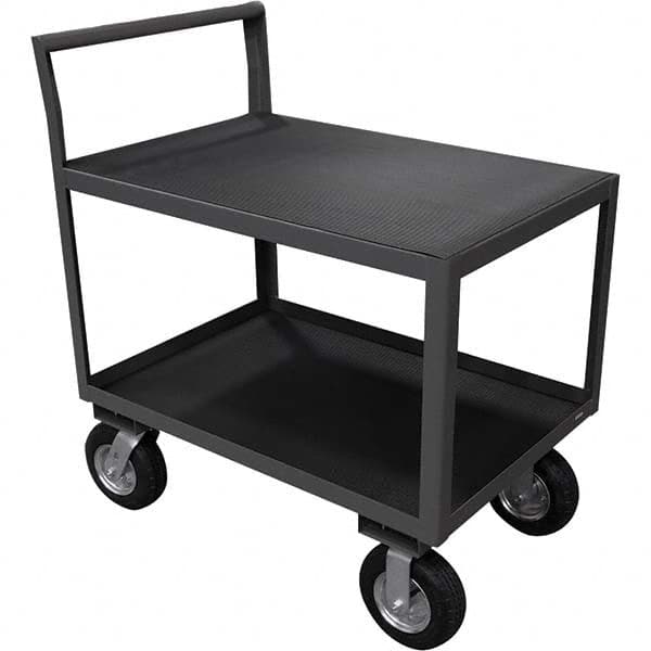 Durham - 1,200 Lb Capacity, 24-1/4" Wide x 51" Long x 44" High Instrument Cart - Exact Tooling