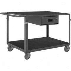Durham - 1,000 Lb Capacity, 25-1/8" Wide x 42-11/16" Long x 34" High Instrument Cart - Exact Tooling