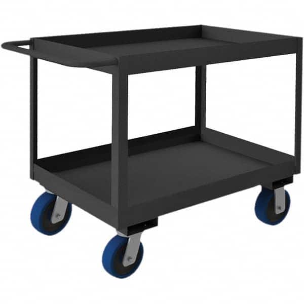 Durham - 3,600 Lb Capacity, 24-1/4" Wide x 42-1/4" Long x 37-5/8" High Service Cart - Exact Tooling
