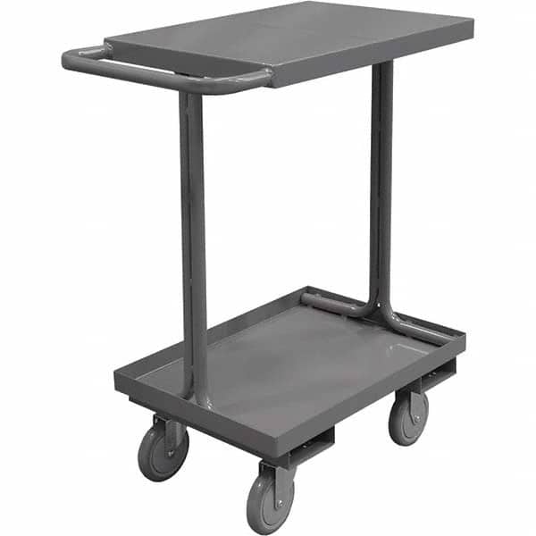 Durham - 1,200 Lb Capacity, 18" Wide x 42" Long x 35-13/16" High Access Shelf Cart - Exact Tooling