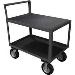 Durham - 1,200 Lb Capacity, 30-1/4" Wide x 51" Long x 39-3/4" High Instrument Cart - Exact Tooling