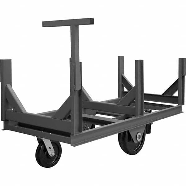 Durham - 5,000 Lb Capacity Bar Cradle Truck - Exact Tooling