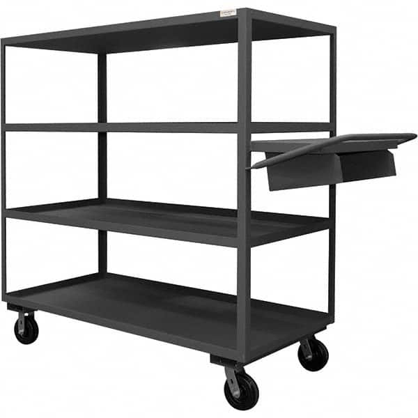 Durham - 3,600 Lb Capacity, 30-1/4" Wide x 76-3/8" Long x 65" High Order Picking Cart - Exact Tooling