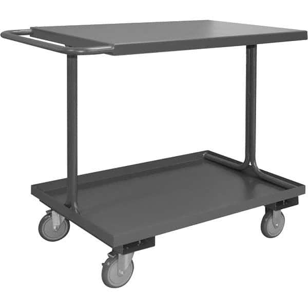 Durham - 1,200 Lb Capacity, 18" Wide x 38" Long x 35-13/16" High Access Shelf Cart - Exact Tooling