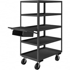 Durham - 3,600 Lb Capacity, 24-1/4" Wide x 52-3/8" Long x 65" High Order Picking Cart - Exact Tooling