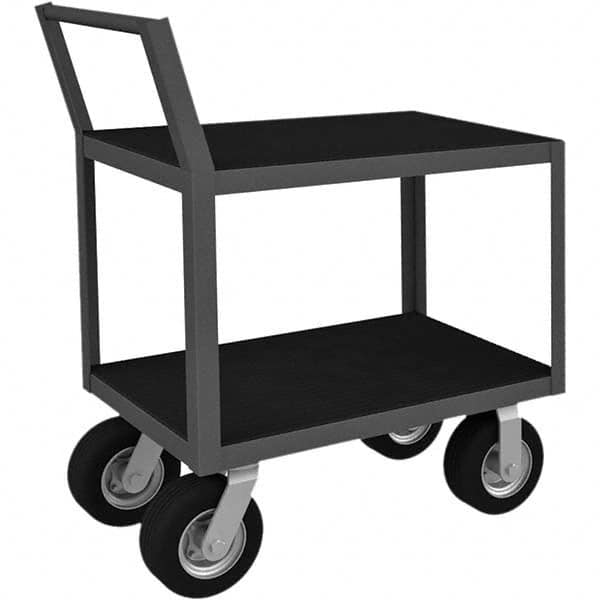Durham - 1,200 Lb Capacity, 24-1/4" Wide x 39" Long x 39-3/4" High Instrument Cart - Exact Tooling