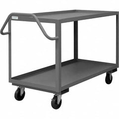 Durham - 1,400 Lb Capacity, 24-1/4" Wide x 42" Long x 37" High Service Cart - Exact Tooling