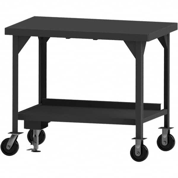 Durham - Mobile Work Benches Type: Heavy-Duty Workbench Length: 84 (Inch) - Exact Tooling