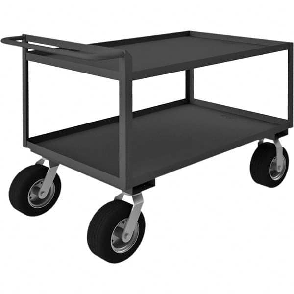 Durham - 1,500 Lb Capacity, 30-1/4" Wide x 54-1/4" Long x 38-1/4" High Mobile Cart - Exact Tooling