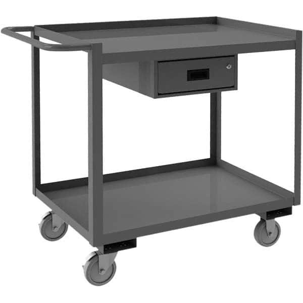 Durham - 1,200 Lb Capacity, 24-1/4" Wide x 54-1/4" Long x 37-5/8" High Heavy Duty Service Cart - Exact Tooling