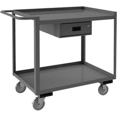 Durham - 1,200 Lb Capacity, 24-1/4" Wide x 54-1/4" Long x 37-5/8" High Heavy Duty Service Cart - Exact Tooling
