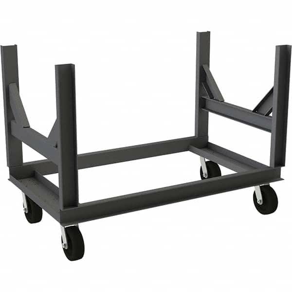 Durham - 3,000 Lb Capacity Bar Cradle Truck - Exact Tooling