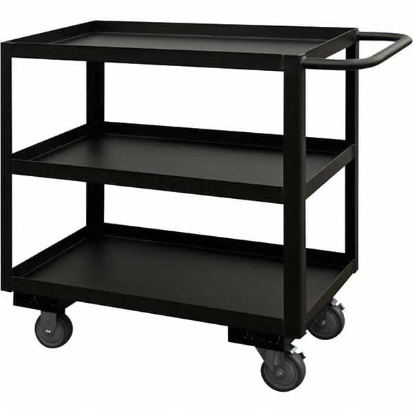 Durham - 1,200 Lb Capacity, 24-1/4" Wide x 54-1/4" Long x 33" High Heavy Duty Service Cart - Exact Tooling