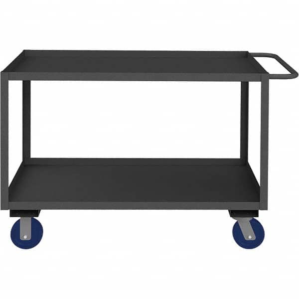 Durham - 2,400 Lb Capacity, 24-1/4" Wide x 54-1/4" Long x 36" High Heavy Duty Service Cart - Exact Tooling