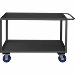 Durham - 2,400 Lb Capacity, 24-1/4" Wide x 54-1/4" Long x 36" High Heavy Duty Service Cart - Exact Tooling
