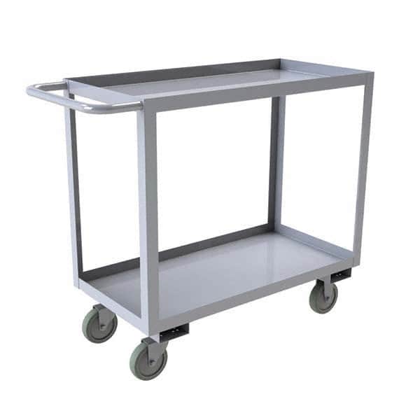 Durham - 1,200 Lb Capacity, 30-1/8" Wide x 66" Long x 35" High Mobile Cart - Exact Tooling
