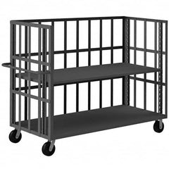 Durham - 3,000 Lb Capacity Open Portable Shelf Trucks - Exact Tooling