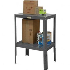 Durham - Stationary Work Benches, Tables Type: Machine Work Table Top Material: 16 Gauge Steel - Exact Tooling