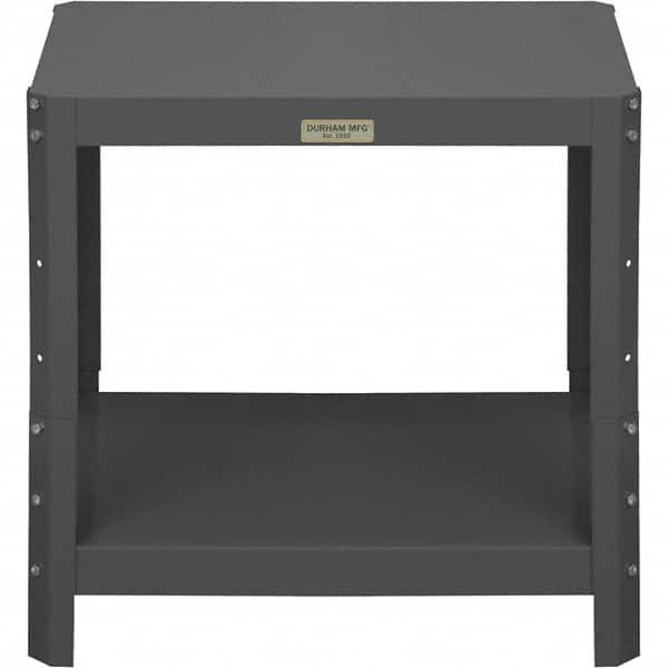 Durham - Stationary Work Benches, Tables Type: Machine Work Table Top Material: 16 Gauge Steel - Exact Tooling