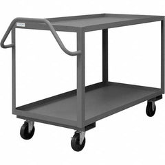 Durham - 1,400 Lb Capacity, 24-1/4" Wide x 54" Long x 37" High Service Cart - Exact Tooling