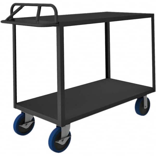 Durham - 3,600 Lb Capacity, 24-1/4" Wide x 54-1/4" Long x 40-3/4" High Mobile Cart - Exact Tooling