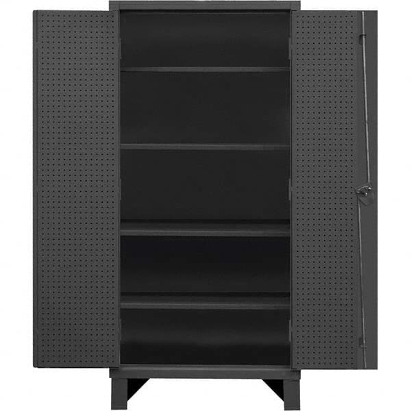 Durham - 4 Shelf Pegboard Storage Cabinet - Exact Tooling