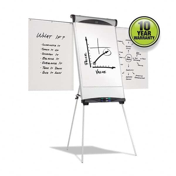 Quartet - Easels Easel Type: Magnetic Dry Erase Easel Fractional Height: 39 - Exact Tooling