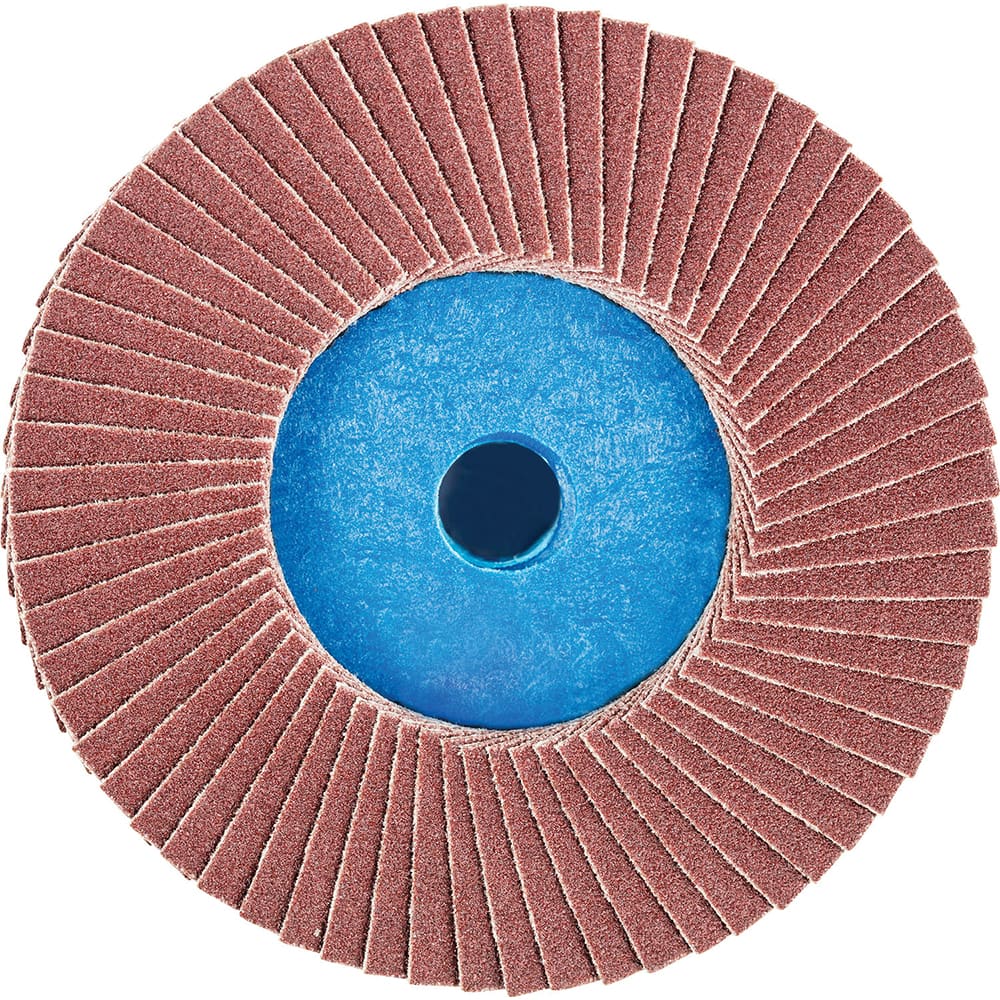PFERD - Flap Discs; Abrasive Type: Coated ; Flap Disc Type: Compact ; Disc Diameter (Inch): 3 ; Abrasive Material: Aluminum Oxide ; Grit: 120 ; Attaching System: Quick Change Type CD - Exact Tooling