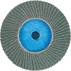 PFERD - Flap Discs; Abrasive Type: Coated ; Flap Disc Type: Compact ; Disc Diameter (Inch): 3 ; Abrasive Material: Zirconia Alumina ; Grit: 120 ; Attaching System: Quick Change Type CD - Exact Tooling