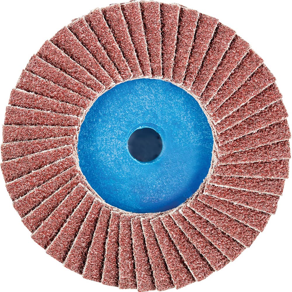 PFERD - Flap Discs; Abrasive Type: Coated ; Flap Disc Type: Compact ; Disc Diameter (Inch): 3 ; Abrasive Material: Aluminum Oxide ; Grit: 40 ; Attaching System: Quick Change Type CD - Exact Tooling