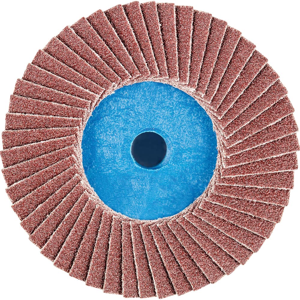 PFERD - Flap Discs; Abrasive Type: Coated ; Flap Disc Type: Compact ; Disc Diameter (Inch): 3 ; Abrasive Material: Aluminum Oxide ; Grit: 60 ; Attaching System: Quick Change Type CD - Exact Tooling
