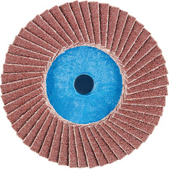 PFERD - Flap Discs; Abrasive Type: Coated ; Flap Disc Type: Compact ; Disc Diameter (Inch): 3 ; Abrasive Material: Aluminum Oxide ; Grit: 60 ; Attaching System: Quick Change Type CD - Exact Tooling