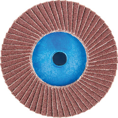 PFERD - Flap Discs; Abrasive Type: Coated ; Flap Disc Type: Compact ; Disc Diameter (Inch): 3 ; Abrasive Material: Aluminum Oxide ; Grit: 80 ; Attaching System: Quick Change Type CD - Exact Tooling