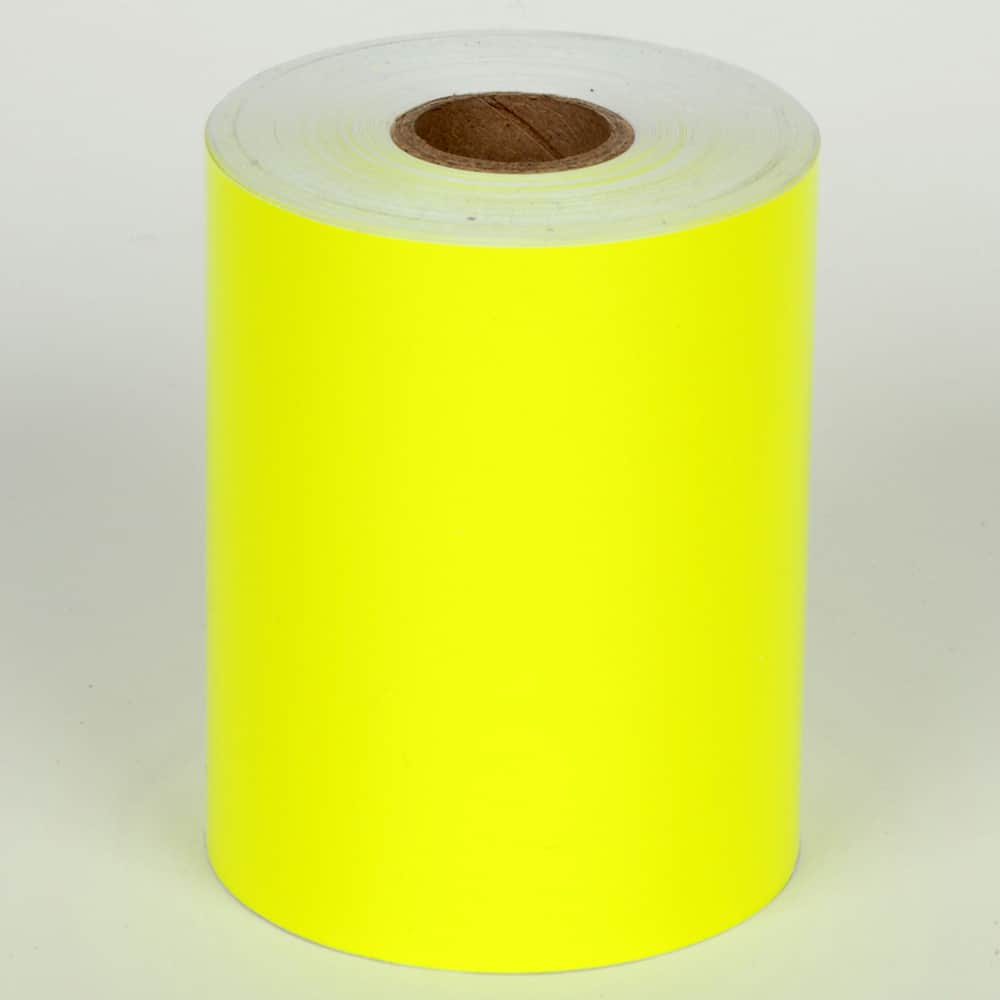 Cobra Systems - Labels, Ribbons & Tapes; Type: Vinyl Tape ; Color: Yellow ; For Use With: VNM8 ; Width (Inch): 6 ; Length (Feet): 75 ; Material: Vinyl - Exact Tooling