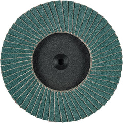PFERD - Flap Discs; Abrasive Type: Coated ; Flap Disc Type: Compact ; Disc Diameter (Inch): 3 ; Abrasive Material: Zirconia Alumina ; Grit: 80 ; Attaching System: Quick Change Type CDR - Exact Tooling