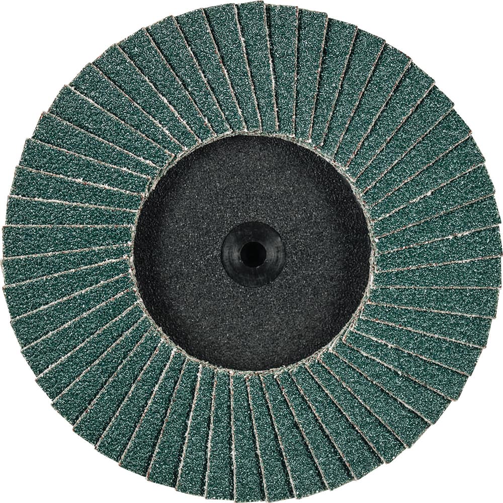 PFERD - Flap Discs; Abrasive Type: Coated ; Flap Disc Type: Compact ; Disc Diameter (Inch): 3 ; Abrasive Material: Zirconia Alumina ; Grit: 60 ; Attaching System: Quick Change Type CDR - Exact Tooling