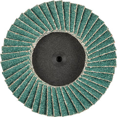 PFERD - Flap Discs; Abrasive Type: Coated ; Flap Disc Type: Compact ; Disc Diameter (Inch): 3 ; Abrasive Material: Zirconia Alumina ; Grit: 40 ; Attaching System: Quick Change Type CDR - Exact Tooling