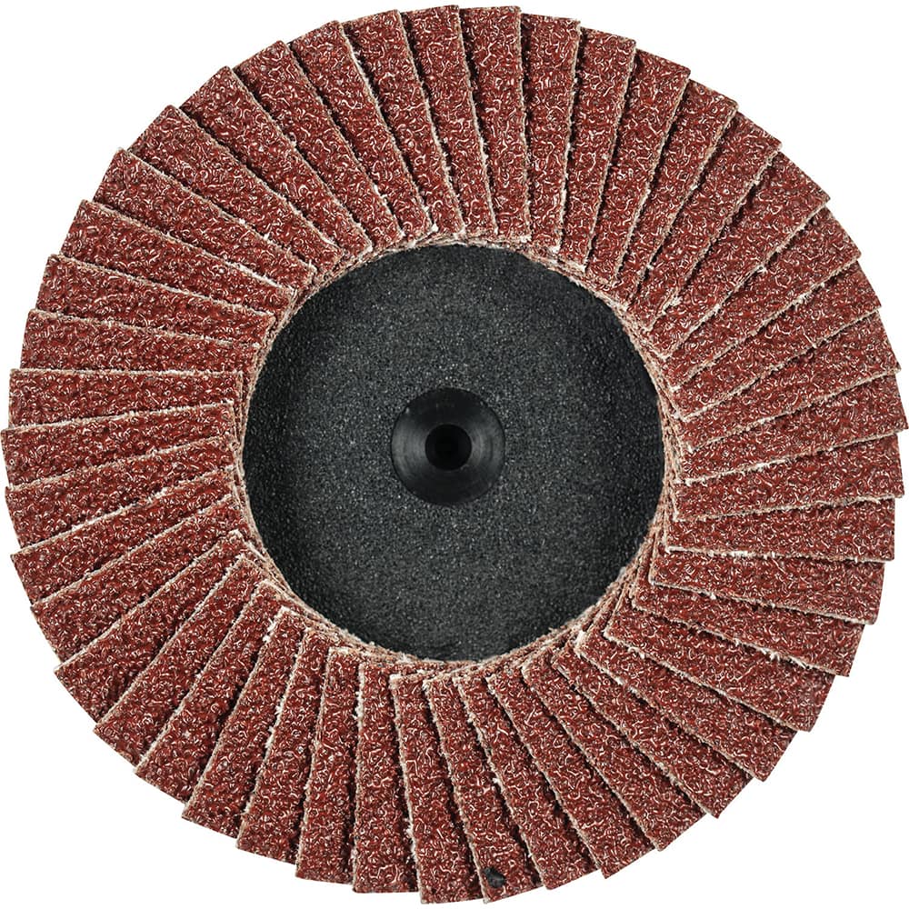 PFERD - Flap Discs; Abrasive Type: Coated ; Flap Disc Type: Type 27 ; Disc Diameter (Inch): 3 ; Abrasive Material: Aluminum Oxide ; Grit: 40 ; Attaching System: Quick Change Type CDR - Exact Tooling