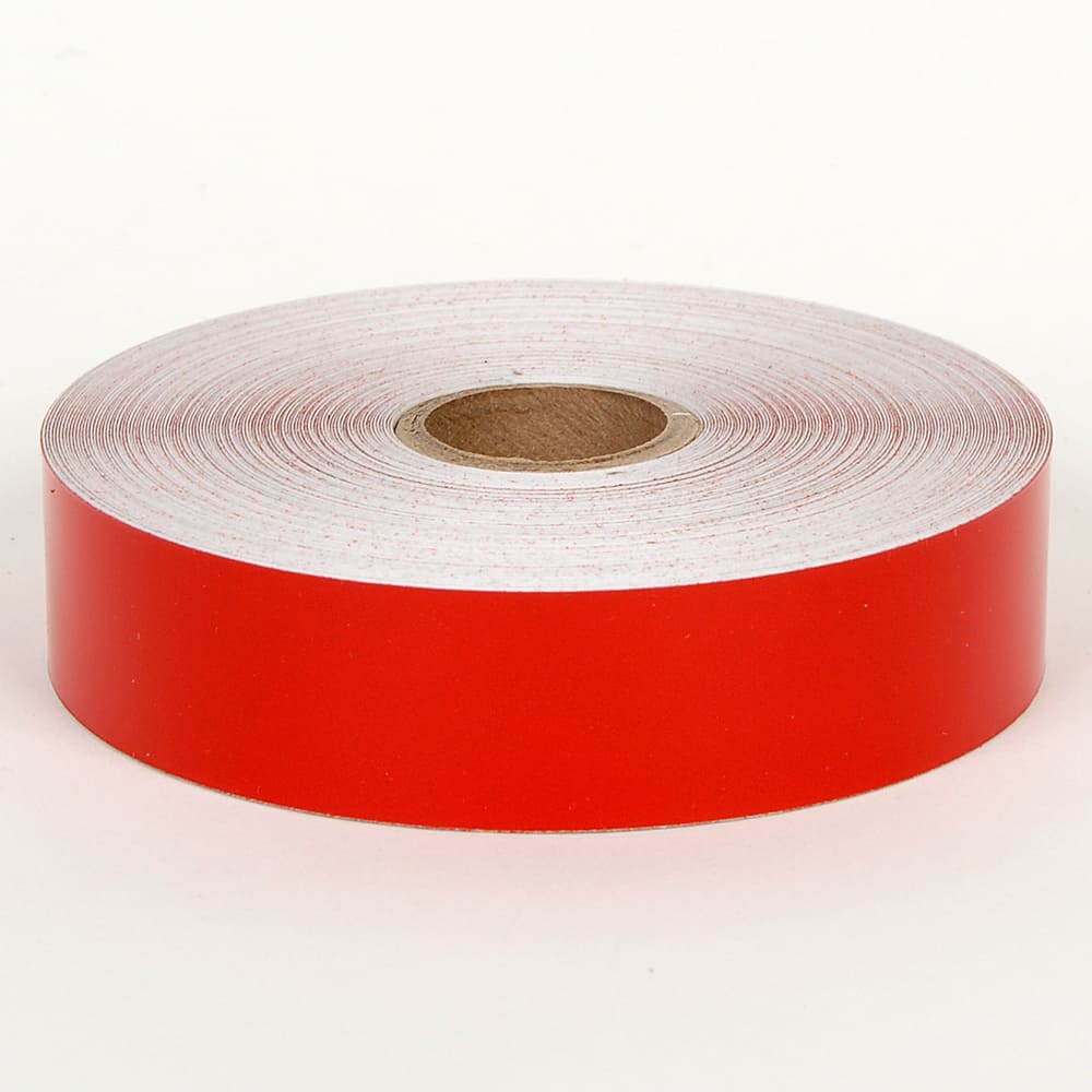 Cobra Systems - Labels, Ribbons & Tapes; Type: Vinyl Tape ; Color: Red ; For Use With: VNM4PRO ; Width (Inch): 1 ; Length (Feet): 75 ; Material: Vinyl - Exact Tooling