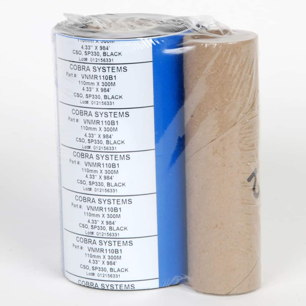Cobra Systems - Labels, Ribbons & Tapes; Type: Ink Ribbon ; Color: Black ; For Use With: VNM4PRO ; Width (Inch): 4 ; Length (Feet): 984 ; Material: Vinyl - Exact Tooling