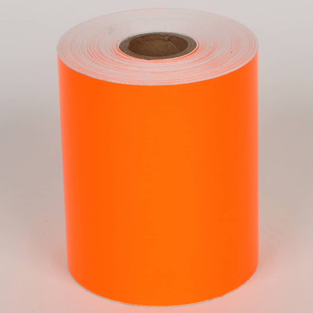 Cobra Systems - Labels, Ribbons & Tapes; Type: Vinyl Tape ; Color: Orange ; For Use With: VNM8 ; Width (Inch): 4 ; Length (Feet): 75 ; Material: Vinyl - Exact Tooling