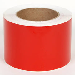 Cobra Systems - Labels, Ribbons & Tapes; Type: Vinyl Tape ; Color: Red ; For Use With: VNM8 ; Width (Inch): 5 ; Length (Feet): 150 ; Material: Vinyl - Exact Tooling